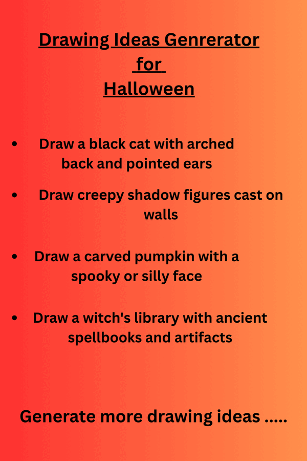 Halloween drawing ideas