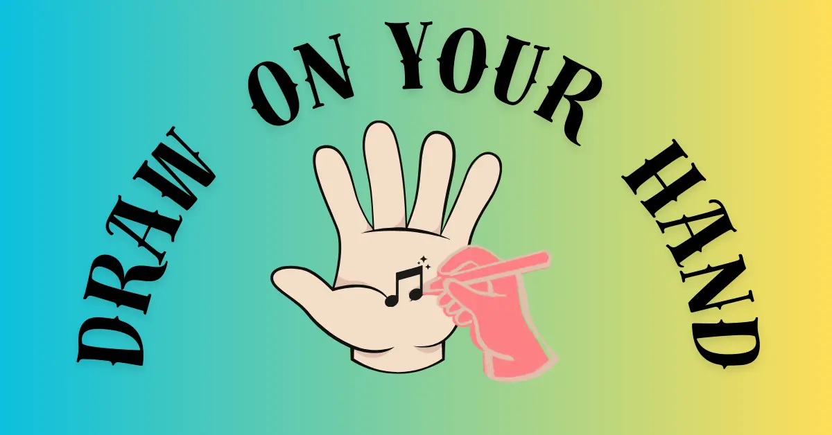 Collection of 60+ Things to Draw on Your Hand in class including Easy, Cool & Cute Ideas with Pen