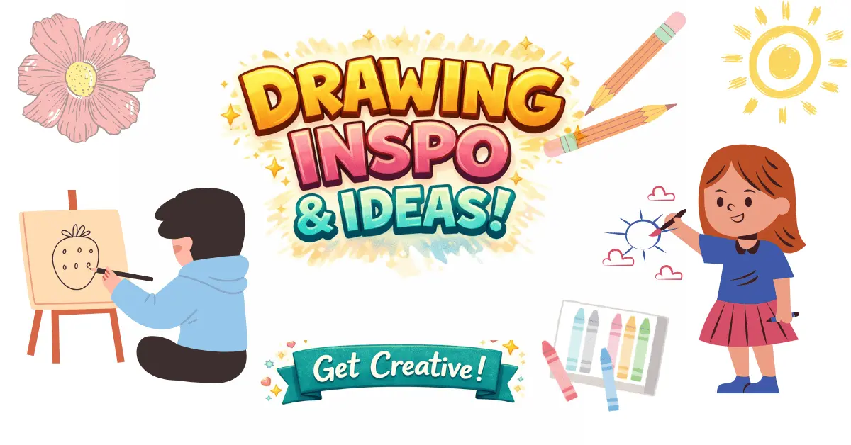 Collection of 100+ Drawing Inspiration Ideas that never Run Out of Creative Inspiration Again containing Flower, Nature, Animals, people and Characters